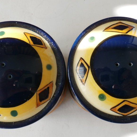 VINTAGE YOUNG’S SALT AND PEPPER SET CERAMIC CORN WHEAT 1999 EXCLUSIVE - Picture 6 of 6